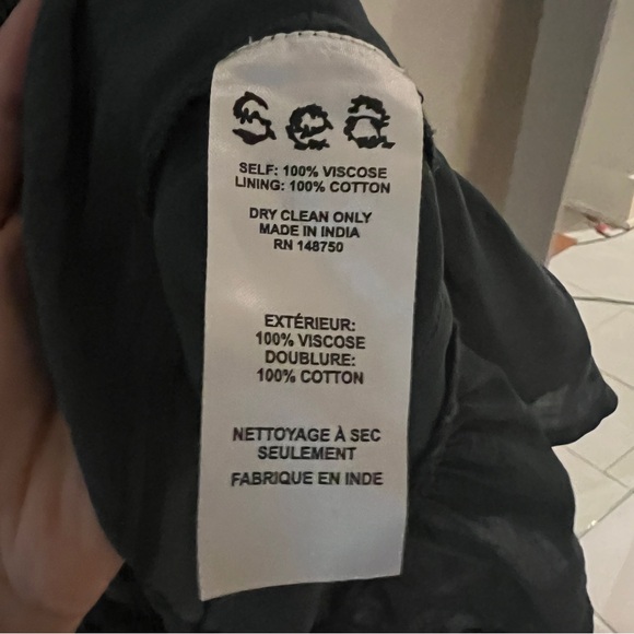 Sea New York Cecile Smocked Midi Dress size 8 - Picture 7 of 7